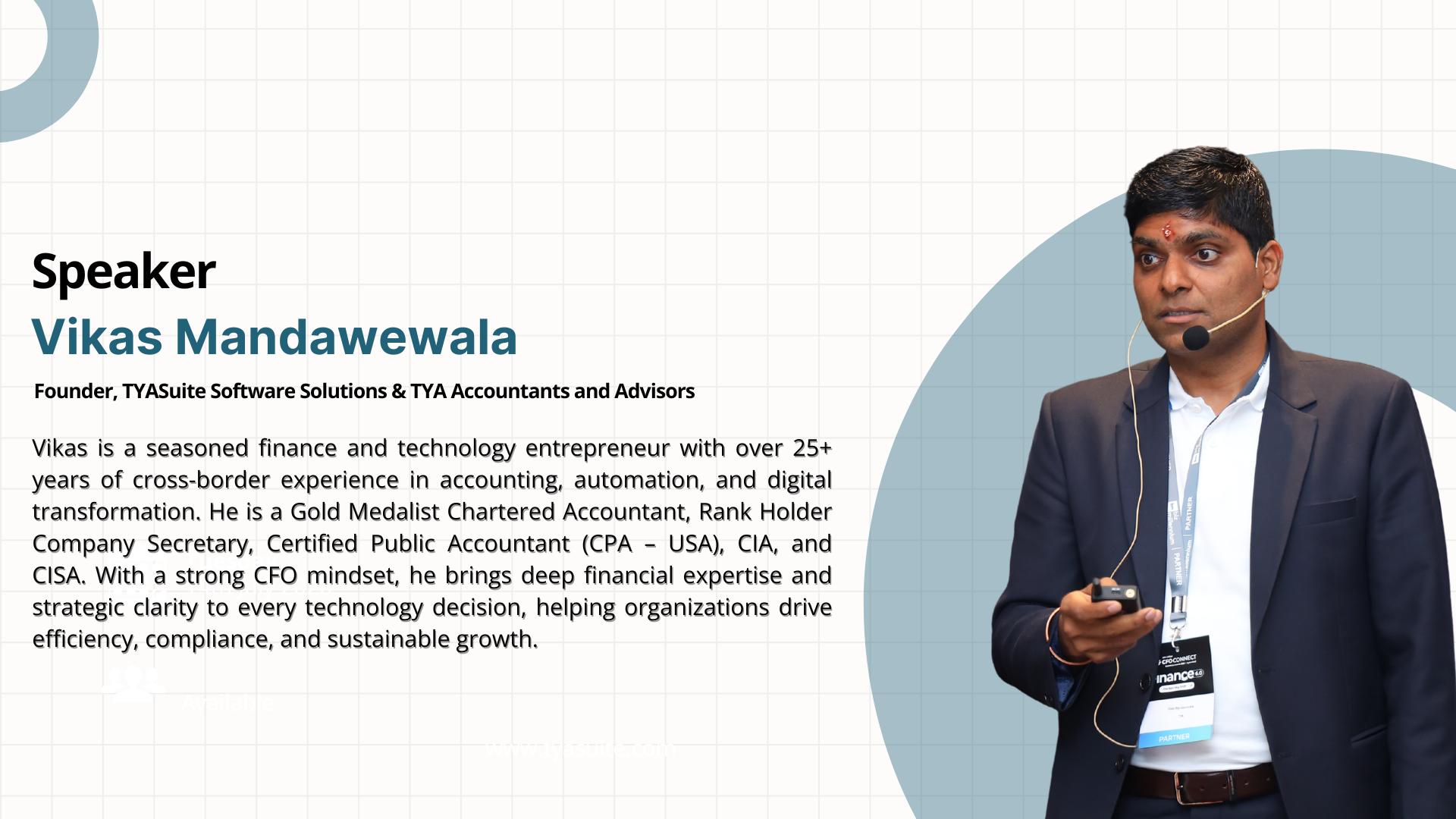 Webinar speaker