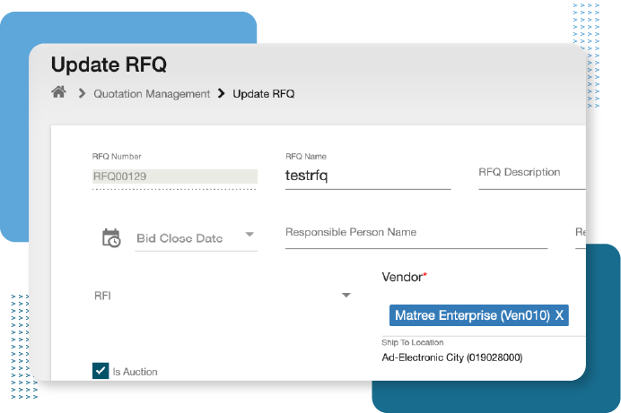 RFQ management software